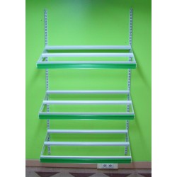 Estantería Frutería Cremallera Pared 3 niveles 2