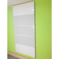 Estantería Cremallera pared panel fondo perforado 2